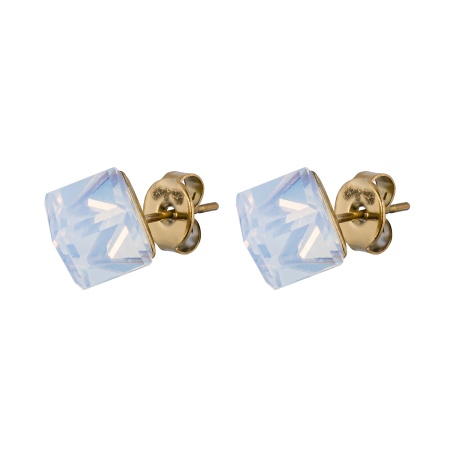 Пусеты Fiore Luna,  White, SWE2127/2 W G